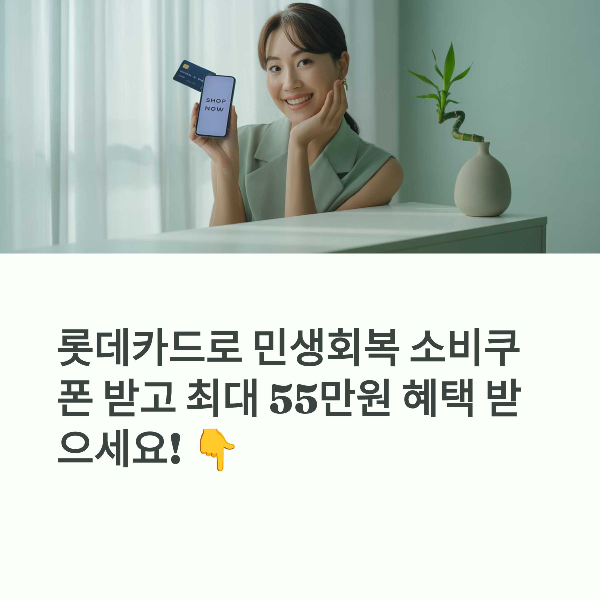 롯데카드 민생지원금 신청