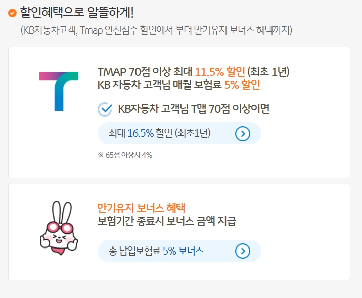 운전자보험 KB다이렉트 자동차보험