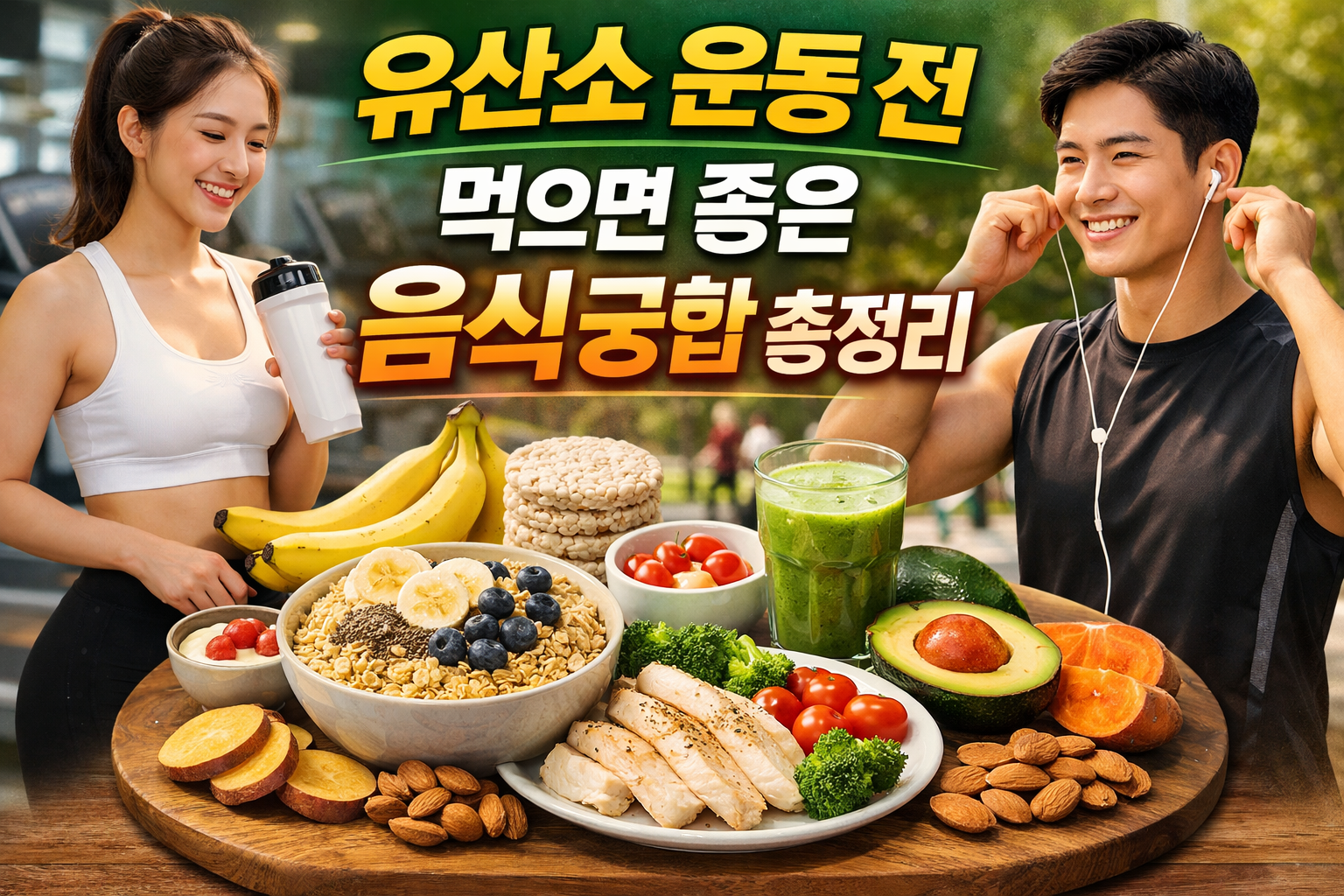 유산소 운동 전 음식 궁합