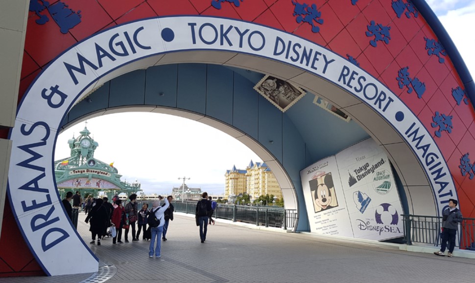 도쿄 디즈니랜드 도보