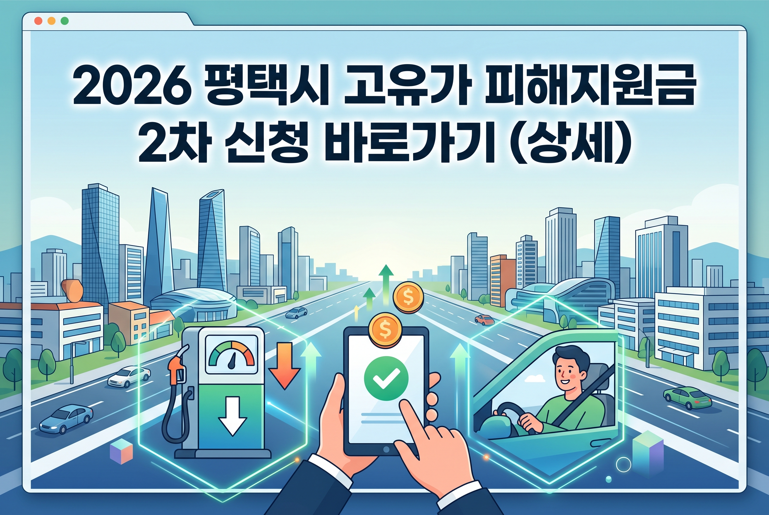 2026 평택시 고유가 피해지원금 2차 신청 바로가기 (상세)