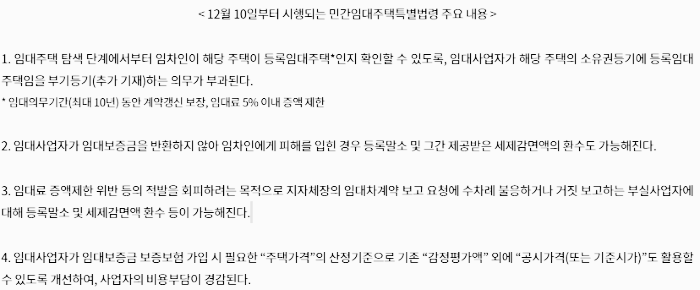 민간임대주택특별법령