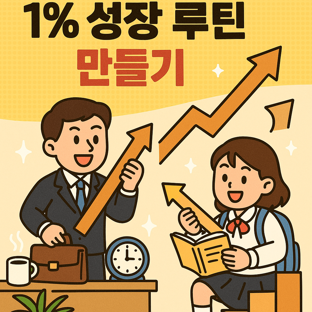 직장인과 학생을 위한 1% 성장 루틴 만들기