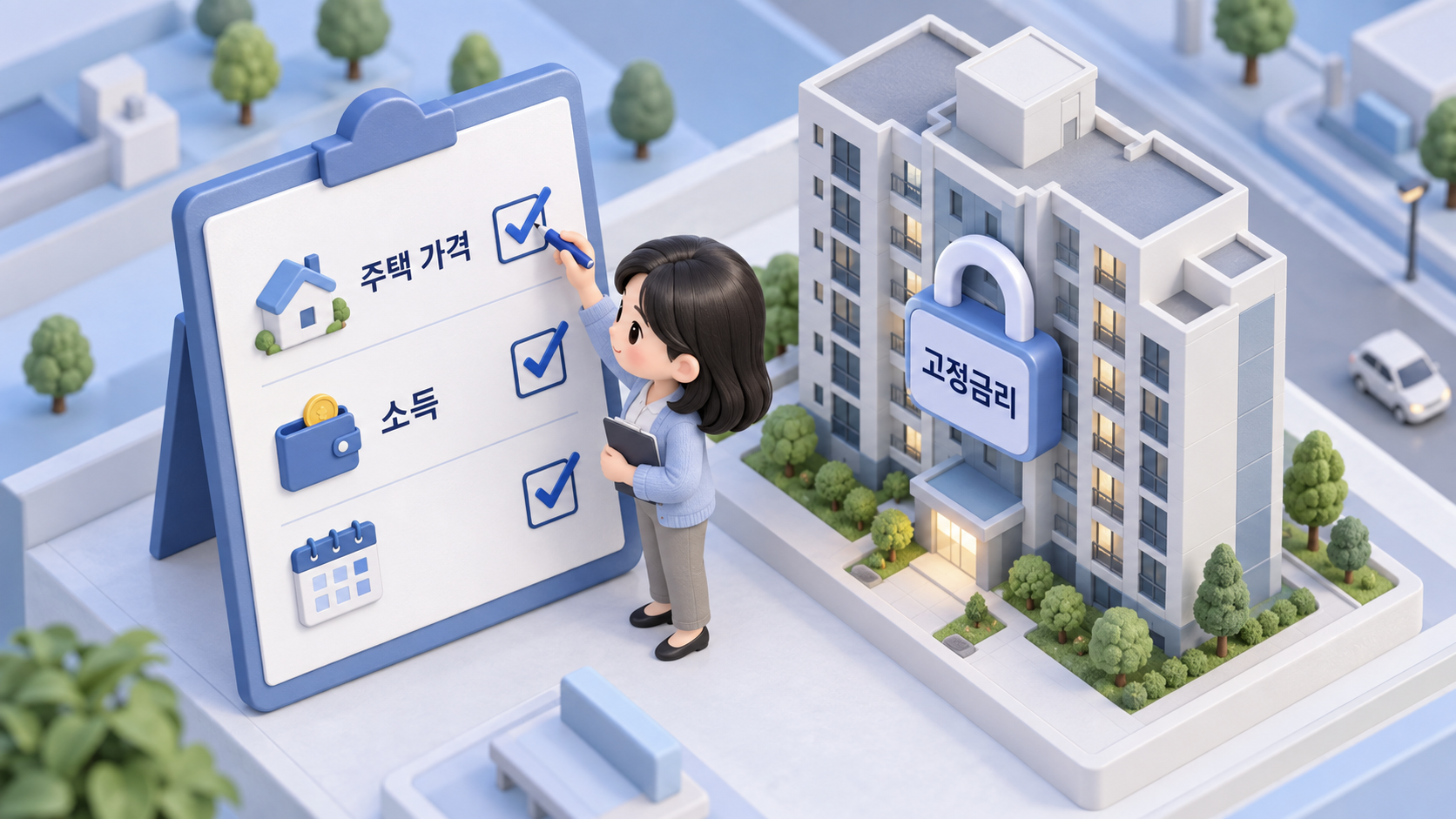 보금자리론 정책 고정금리 조건 확인