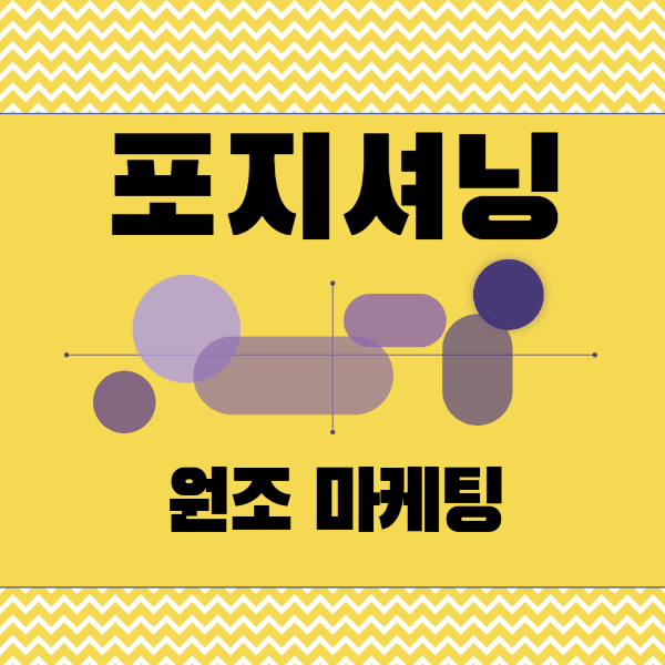 원조 마케팅 사례로 알아보는 포지셔닝