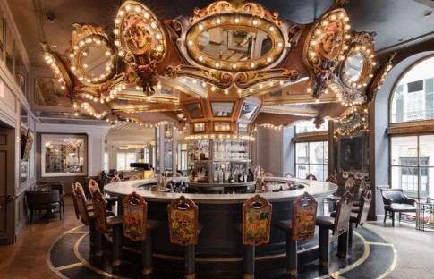 [미국 여행 호텔추천] 최고의 호텔 바: 호텔 몬테레오네 Carousel Bar &amp; Lounge (루이지애나 뉴올리언스)