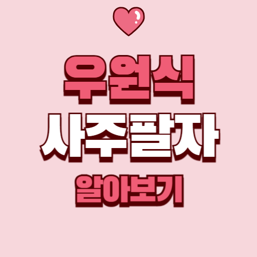 우원식 사주 팔자|성격, 2025년 운세, 정치 리더십 분석