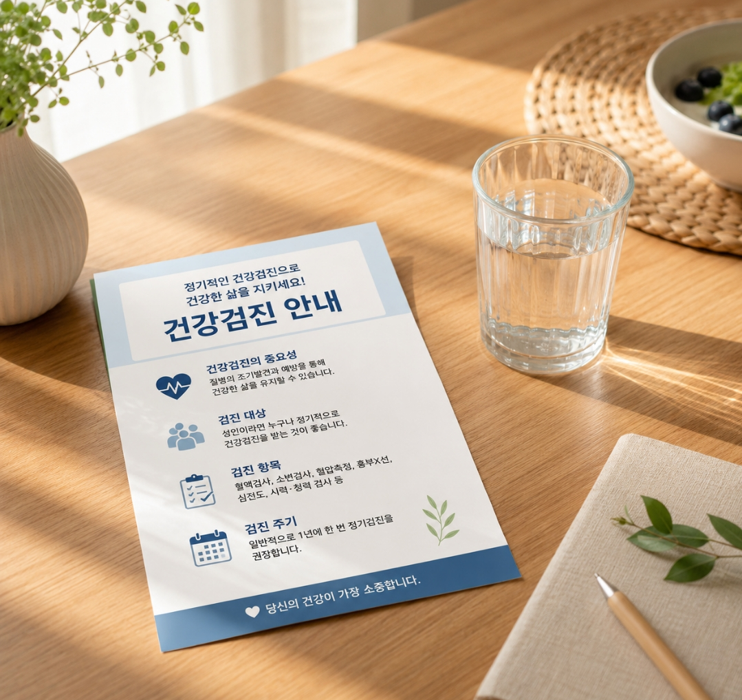 건강검진 물 마셔도 될까