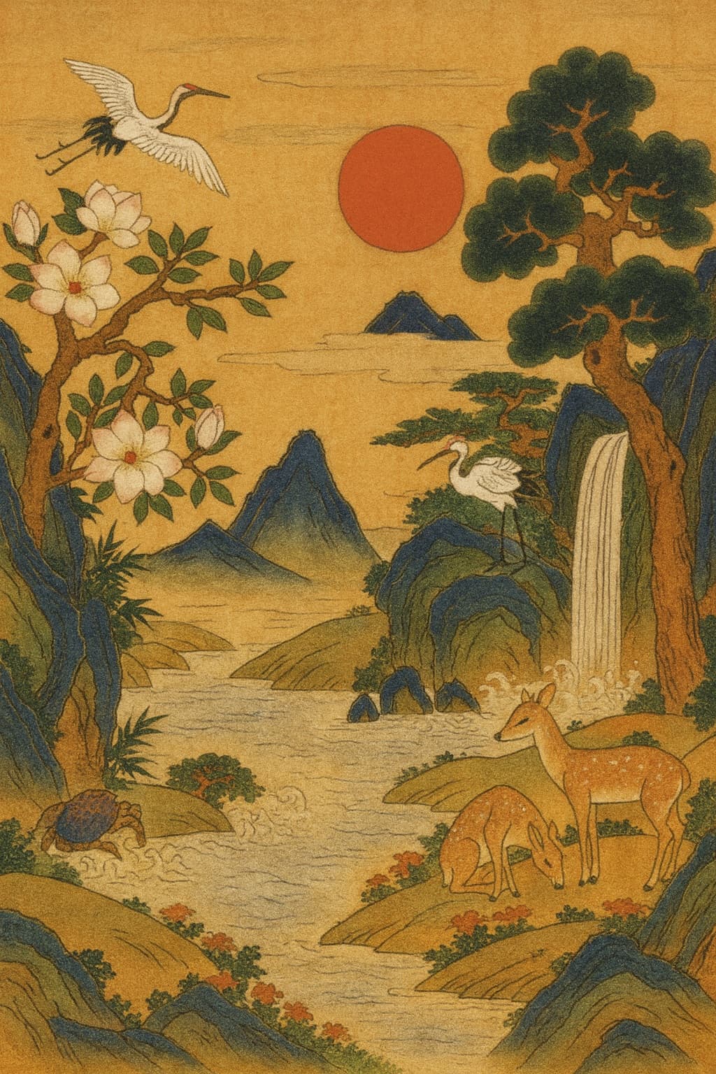 십장생도란 무엇인가 장수를 기원한 조선의 소망 그림