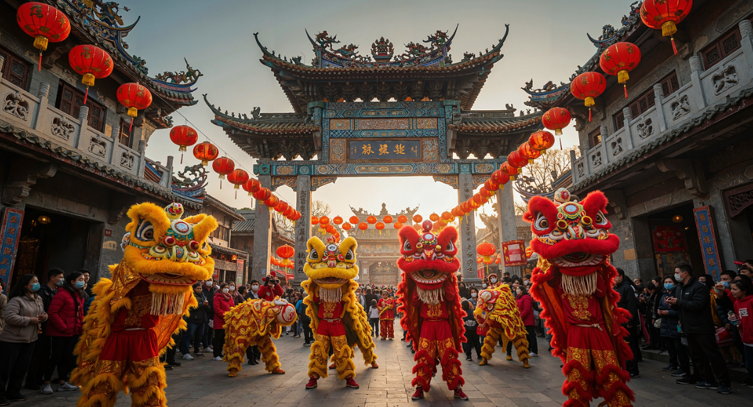 Ai Generated, New Year, Dragon Dance