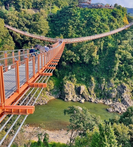 한탄강Y자 출렁다리 사진