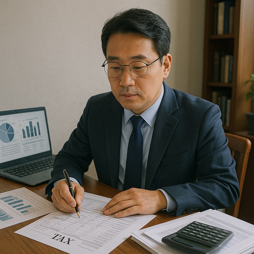 세무사 일하는 모습