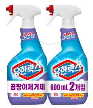 유한락스 곰팡이제거제 2개&#44; 600ml