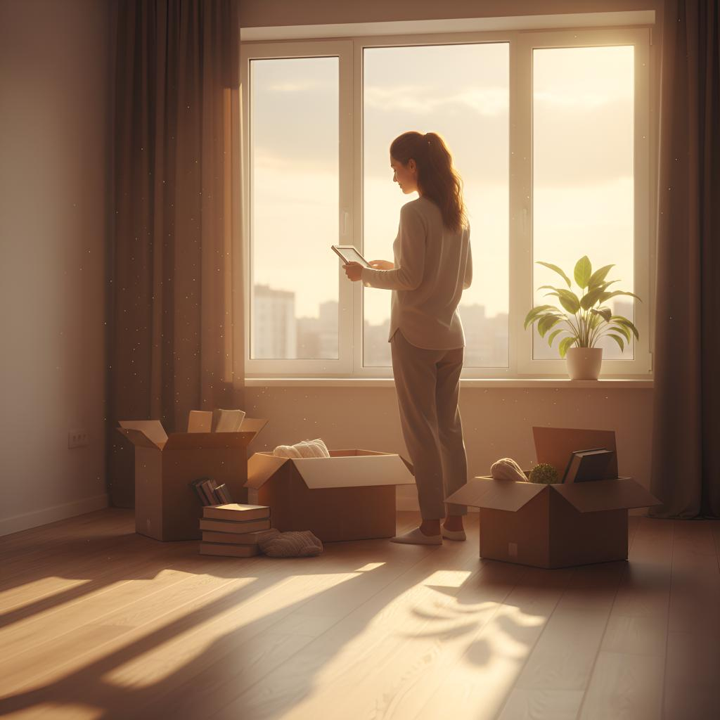 이사짐을 싸며 새로운 출발