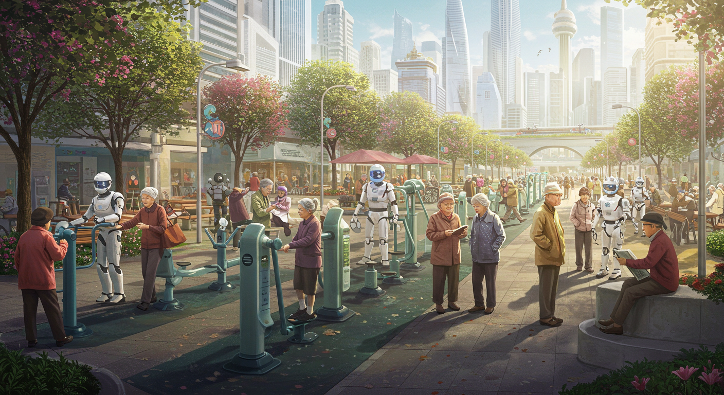 인구 고령화에 대한 이미지