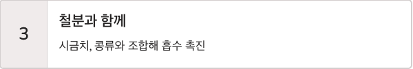 비타민C 철분과 함께