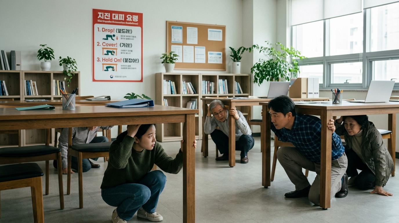 지진 시 행동요령