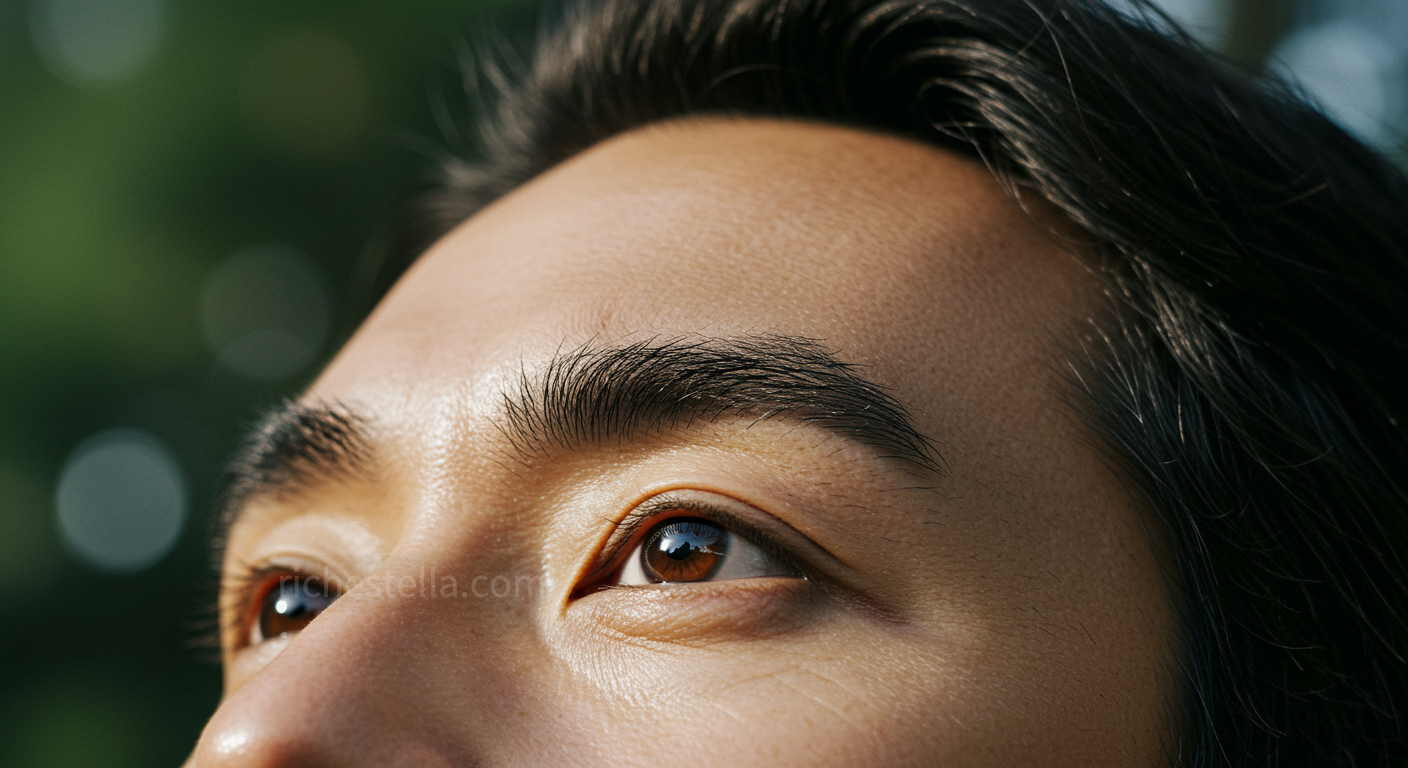 얼굴에 흰털 관상