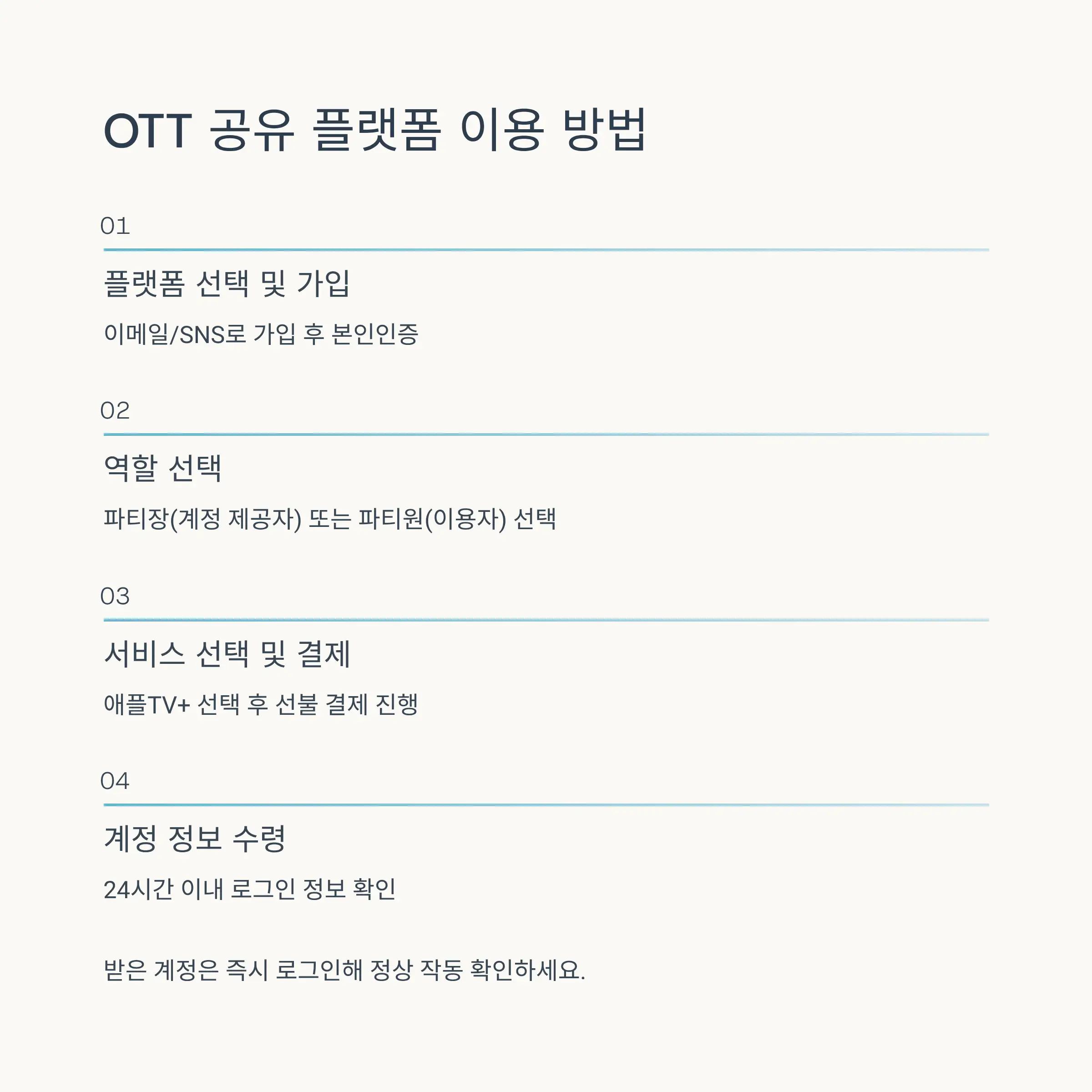 주의사항 및 리스크 관리