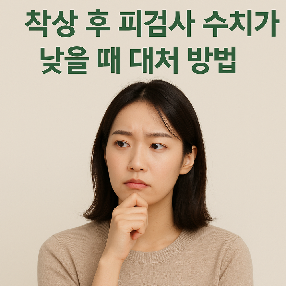 착상 후 피검사 수치가 낮을 때 대처 방법 사진