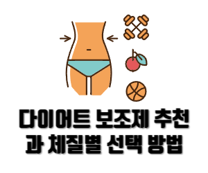 다이어트 보조제 추천과 체질별 선택 방법