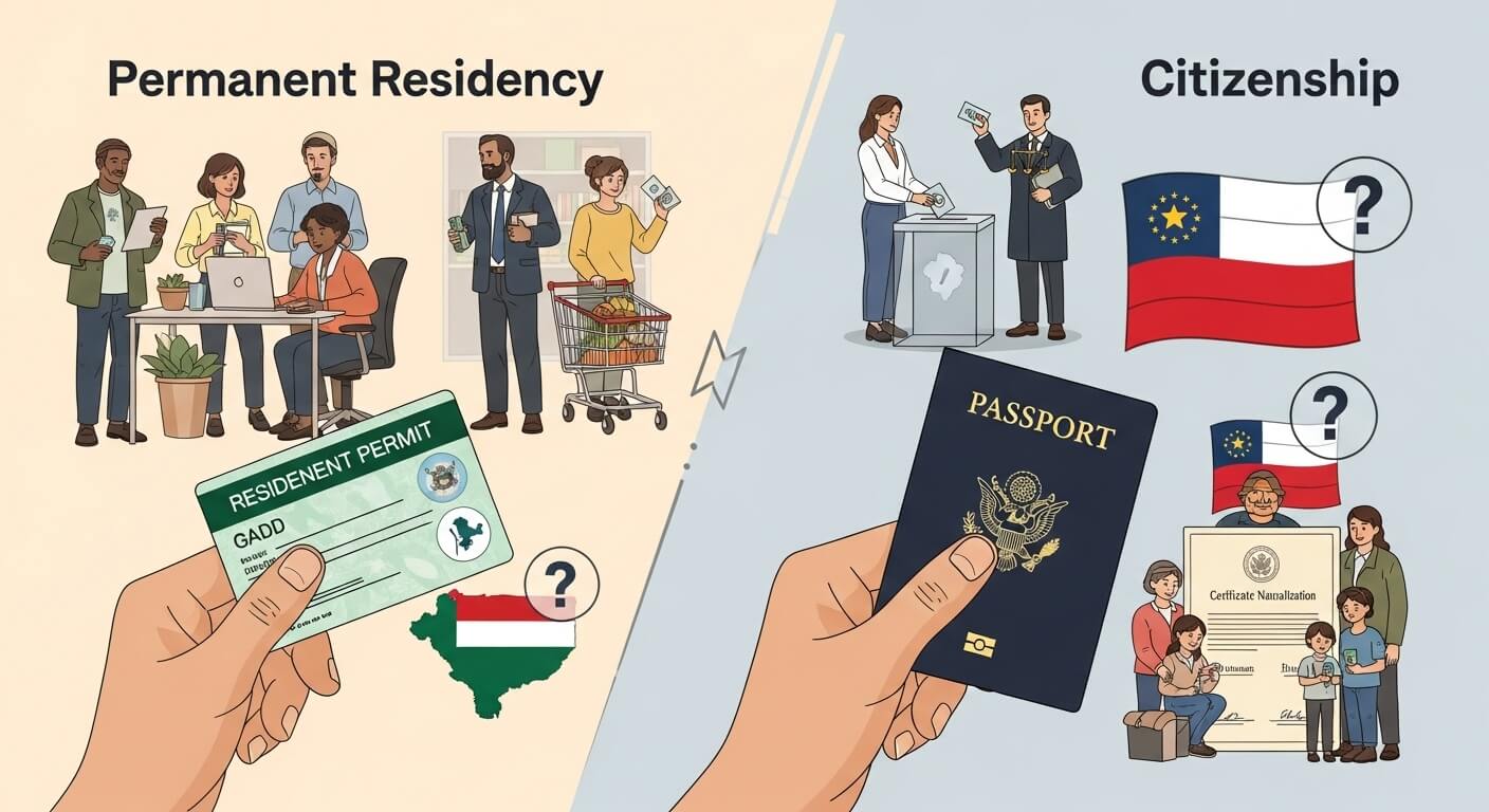 영주권과 시민권의 차이