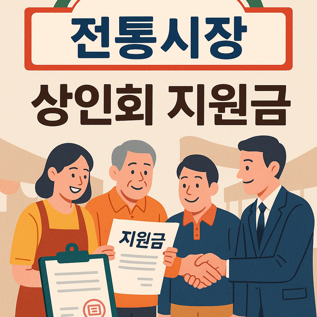 전통시장 상인회 지원금