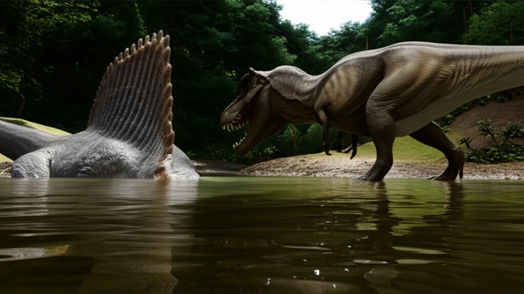 스피노사우루스 vs 티라노사우루스: 