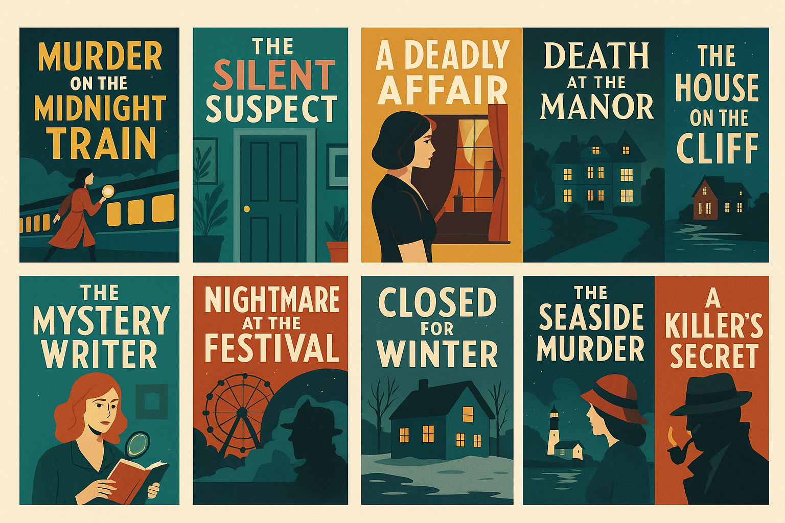 독서 초보용 추리 작가 (입문, 작가, 추천)