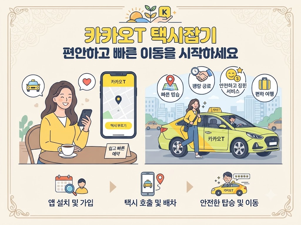 카카오T 택시 잡는 법