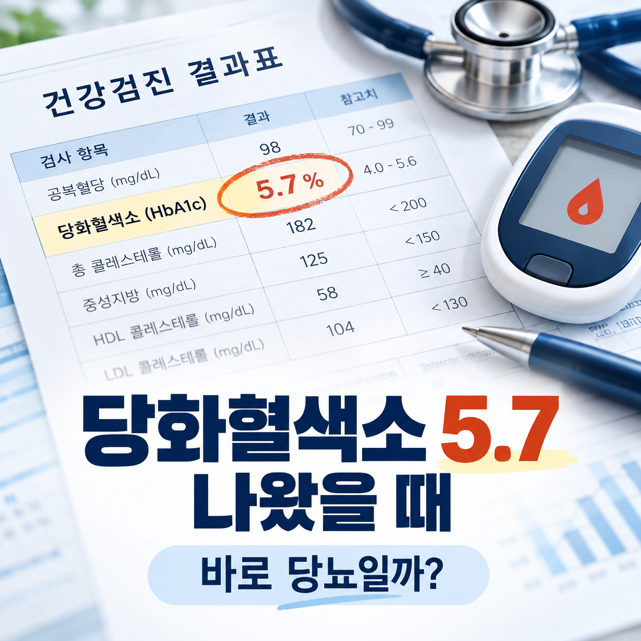 당화혈색소 5.7