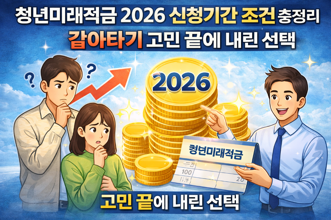 청년미래적금 2026 갈아타기 고민 끝에 내린 선택