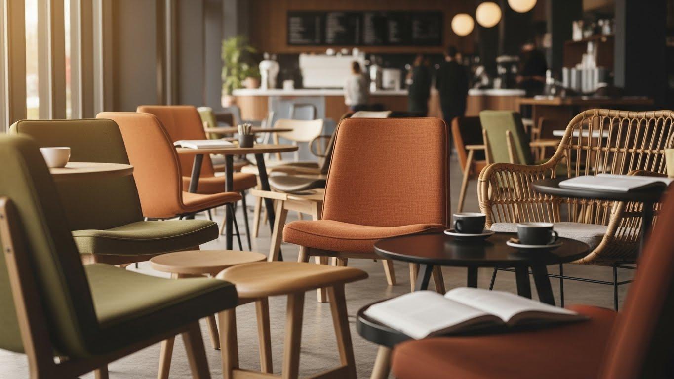 인테리어 커피숍 의자