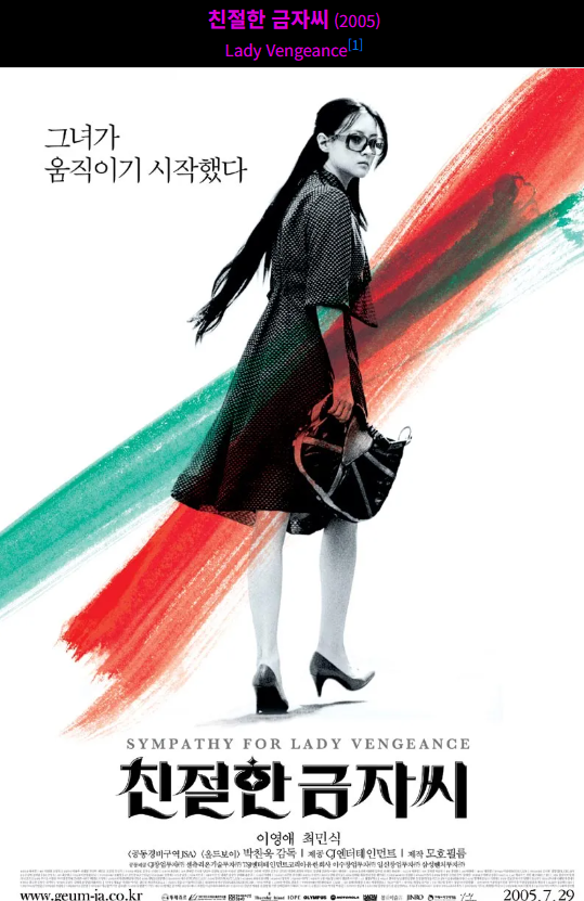 다시 보는 <친절한 금자씨> 영화 금자씨 캐릭터를 심리적 분석