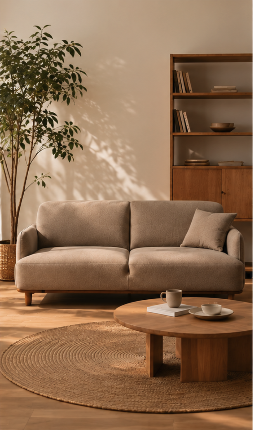How the same furniture creates a different first impression depending on the setting
