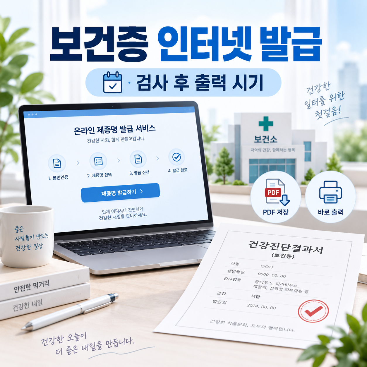 보건증 인터넷 발급 방법