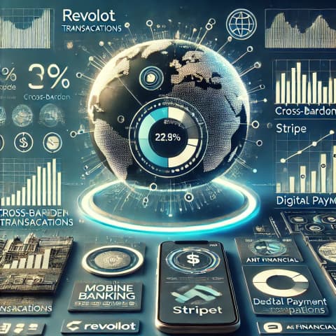 Revolut&amp;#44; Stripe&amp;#44; Ant Financial 관련 인포그래픽