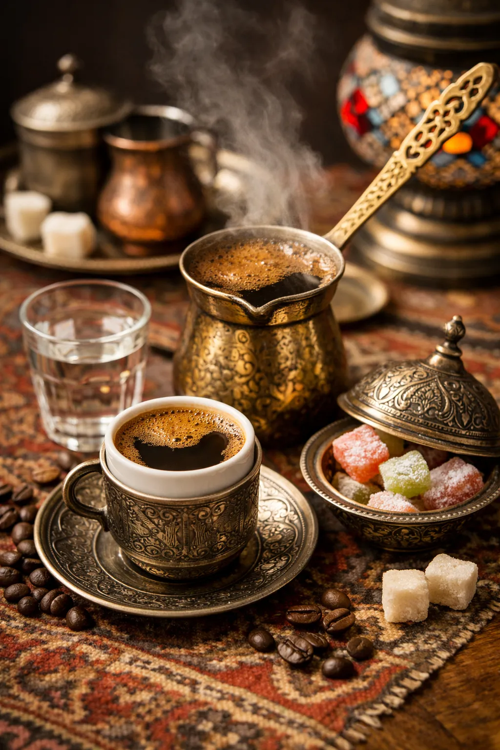 터키식 커피 문화 (체즈베, 로쿰, 커피 점)