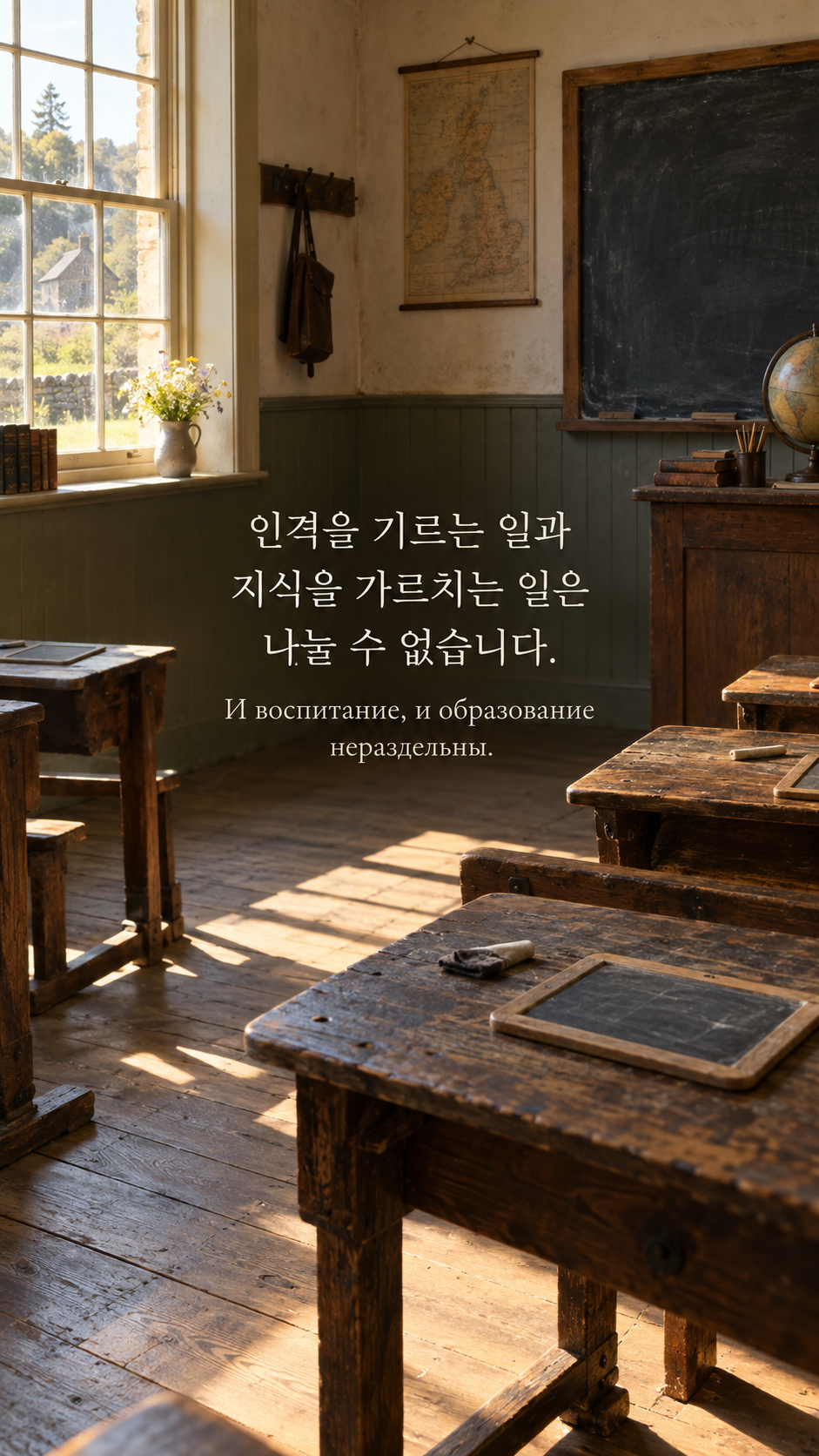 가르침과 삶을 분리하지 않기 — 오래된 빈 교실