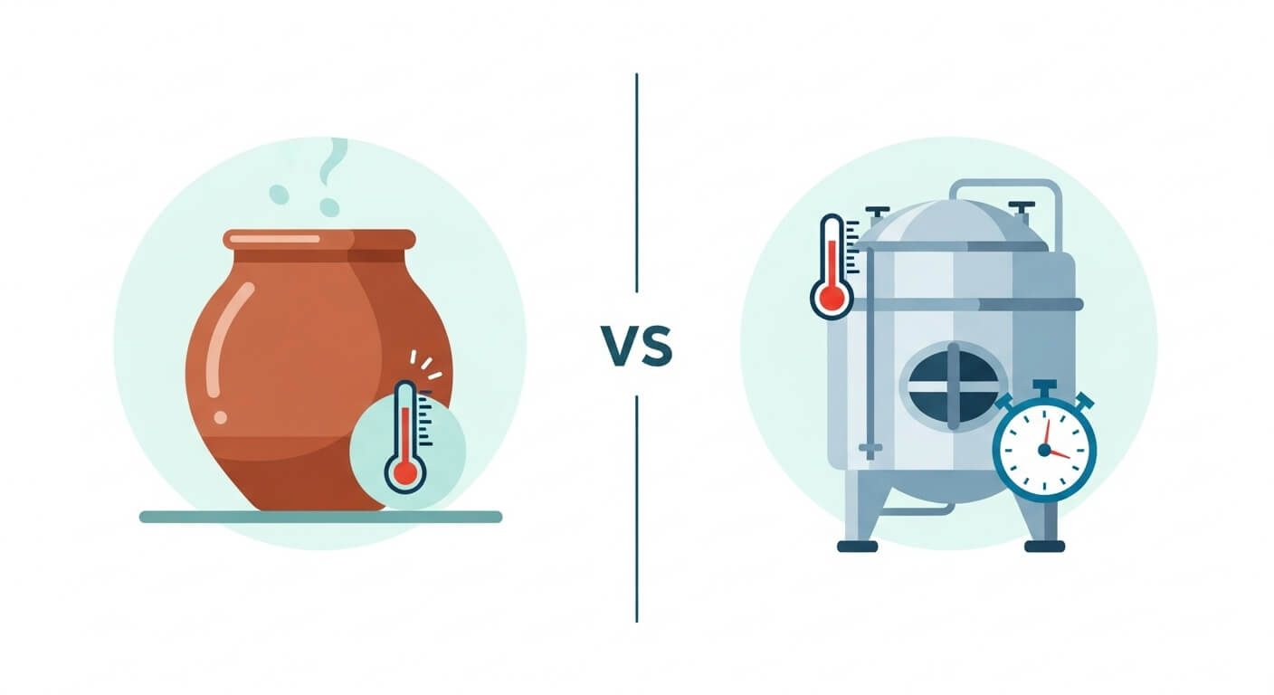 발효 방식: 전통 vs 산업 발효