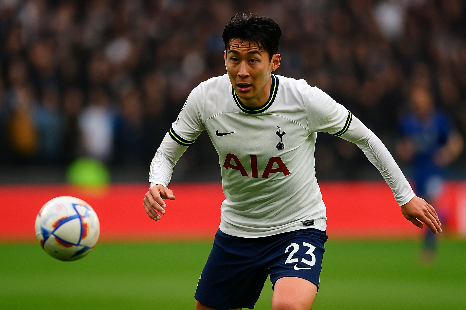 손흥민 축구 경기 실사 이미지