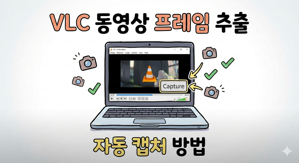VLC 미디어 플레이어 동영상 프레임 추출 및 자동 캡처 방법