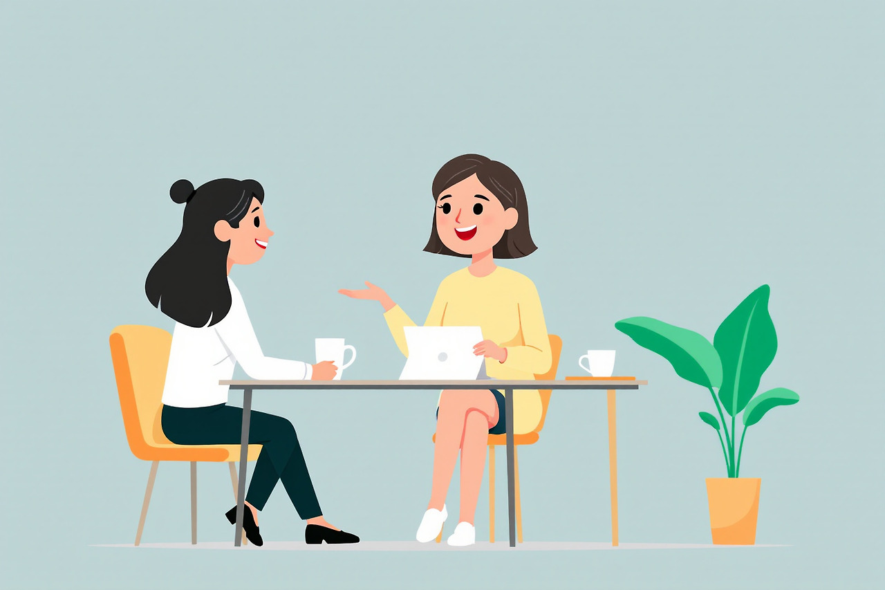 이혼상담 하는 변호사와 의뢰인