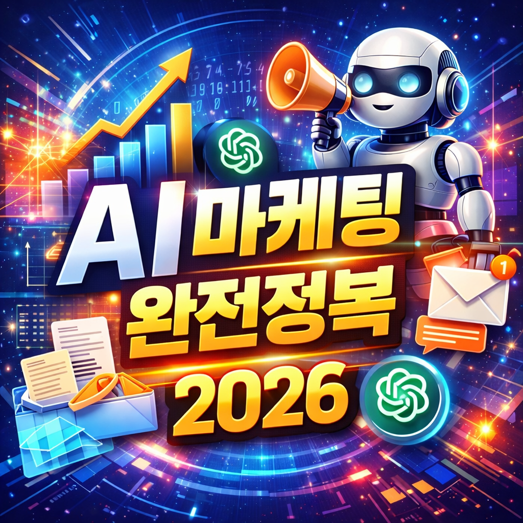 GPT 마케팅 완전정복 !! 콘텐츠&middot;메일&middot;광고 자동화로 매출 2배 올리는 법!