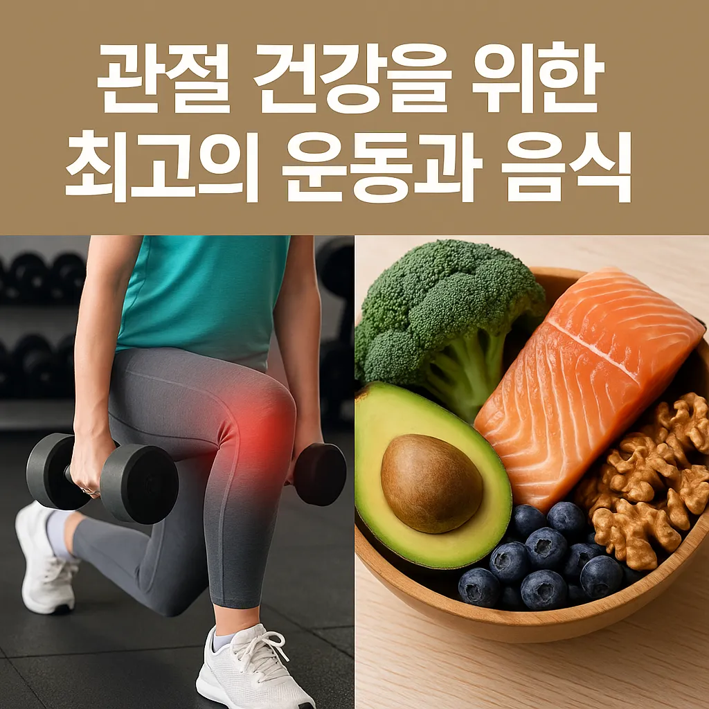 관절 건강을 위한 최고의 운동과 음식