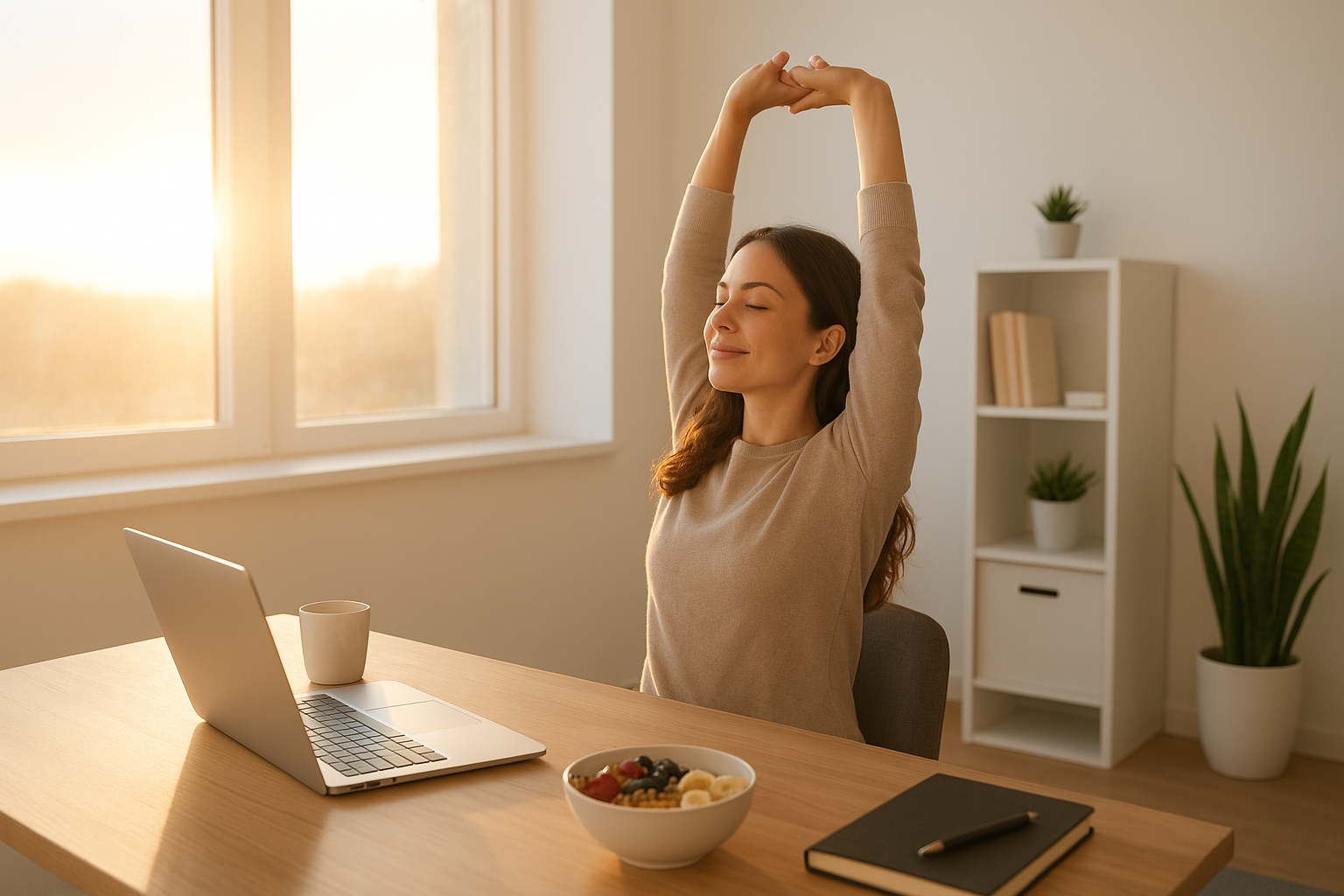 활력을 충전하는 이미지