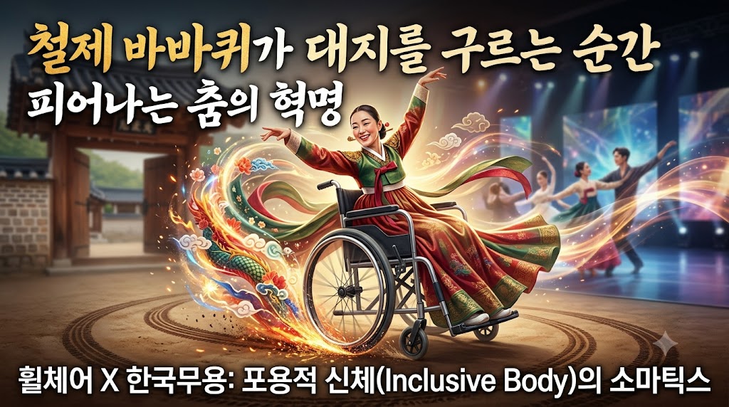 철제 바퀴가 대지를 구르는 순간 피어나는 춤의 혁명: 휠체어와 한국무용의 굴신이 빚어내는 포용적 신체(Inclusive Body)의 소마틱스 (무용을사랑합니다