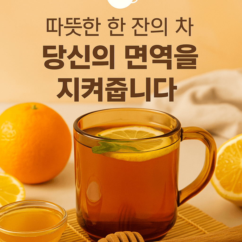 면역력 높이는 겨울 건강차 - 사진