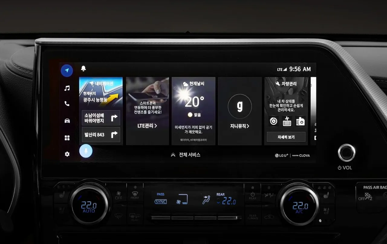 토요타 하이랜더 하이브리드 차량 이미지