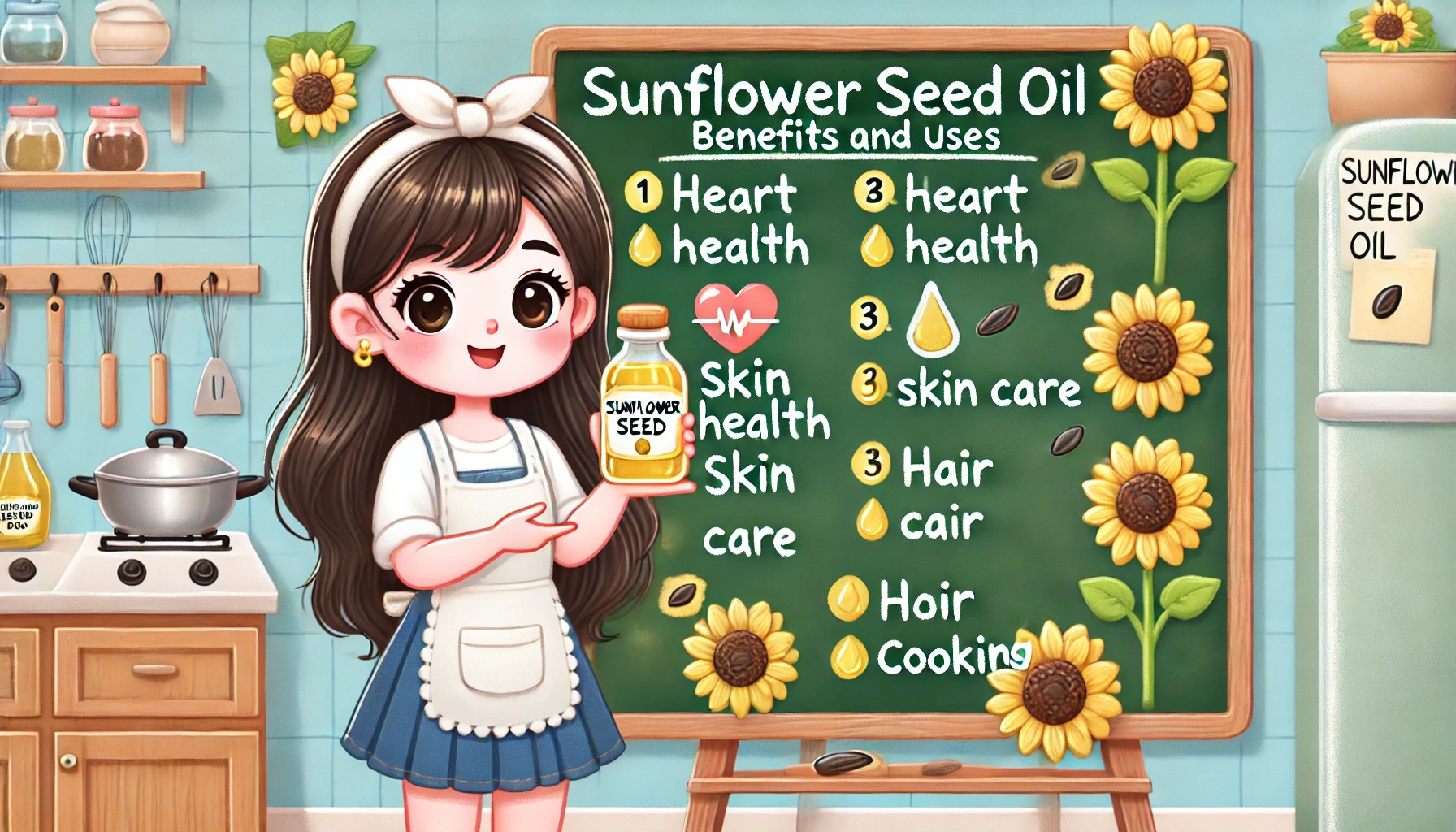 해바라기씨 오일: 효능, 부작용 및 활용 가이드